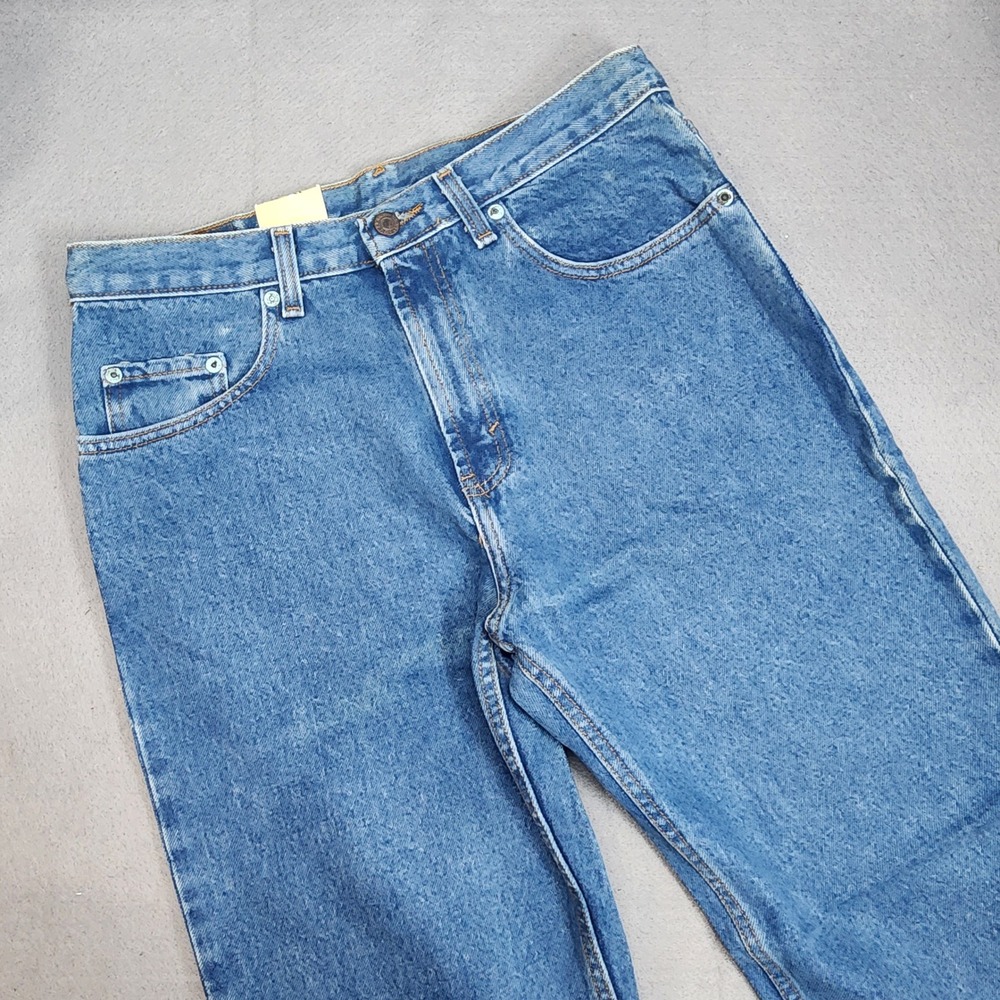 Kirkland Signature Jeans Blue‎ 100% Cotton Straight Leg Mens 32x30 NEW
